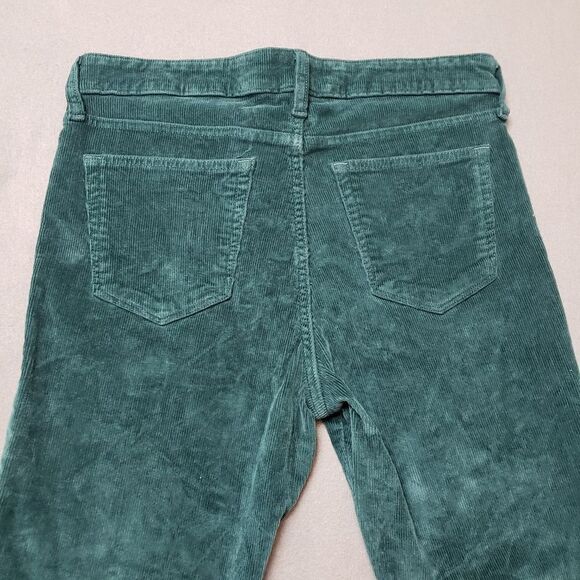 Lucky Brand Cords Ava Skinny Green Corduroy Pants - Picture 4 of 15